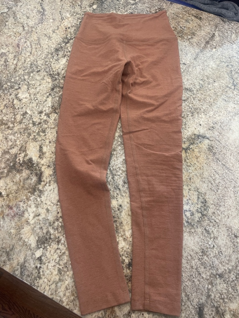 Beyond Yoga High-Waist Leggings in Caramel Toffee Heather